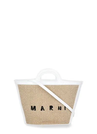 Marni Tropicalia Handbag In White
