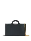 Marni Chain-link Strap Leather Bag In Black