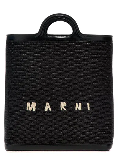 Marni Black Tropicalia Crossbody Tote