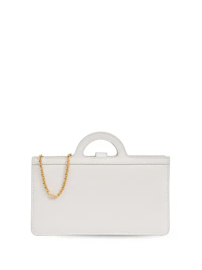 Marni Logo Printed Chain In White