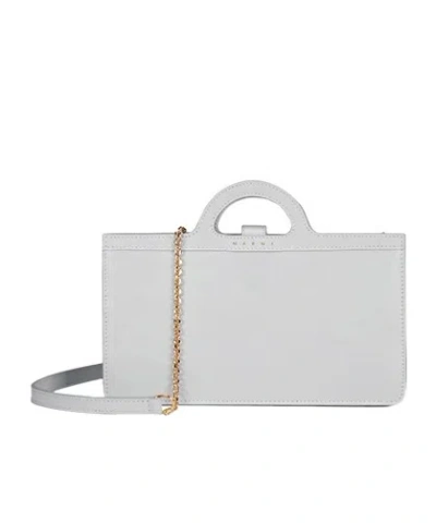 Marni Tropicalia Long Chain-strap Wallet Bag In White