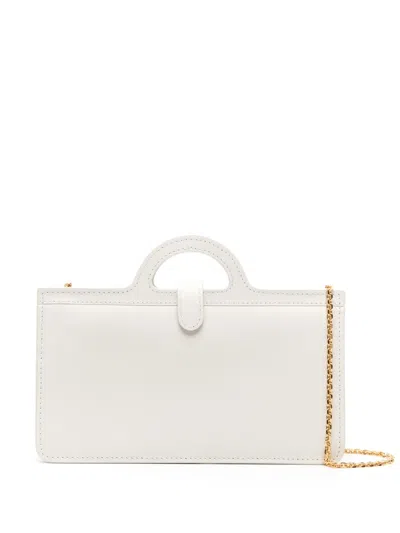 Marni Tropicalia Long Leather Wallet In White