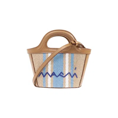 Pre-owned Marni Tropicalia Micro Bag 'cigar/opal/lily White' | Multi-color | Women's Size Onesize