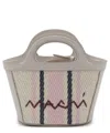 Marni Tropicalia Micro Mini Bag In Grey