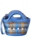 Marni Tropicalia Micro Raffia & Leather Tote