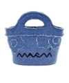 Marni Women's Denim Micro Tropicalia Handbag In Blue