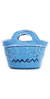 Marni Women's Denim Micro Tropicalia Handbag In Cobalt