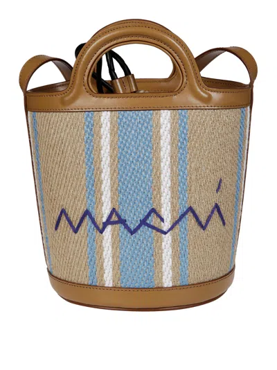 Marni Tropicalia Mini Bouket In Beige