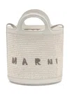 Marni Tropicalia Mini Bucket In Beige
