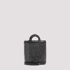 Marni Nano Tropicalia Crystal-embellished Bucket Bag In Black