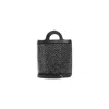Marni Nano Tropicalia Crystal-embellished Bucket Bag In Grey