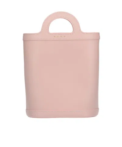 Marni Tropicalia Nano Bucket Bag In Pink