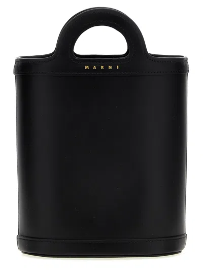 Marni Tropicalia Nano Handbag In Black