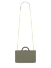 Marni Chain Strap Rectangular Top Handle Purse In Green