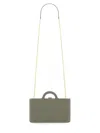 Marni Chain Strap Rectangular Top Handle Purse In Green