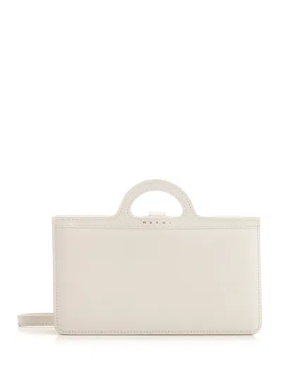 Marni Tropicalia Shoulder Bags White In Neutral