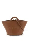 Marni Caramel Brown Tote Bag In 00m29