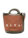 Marni Small Tropicalia Bucket Bag In Brown