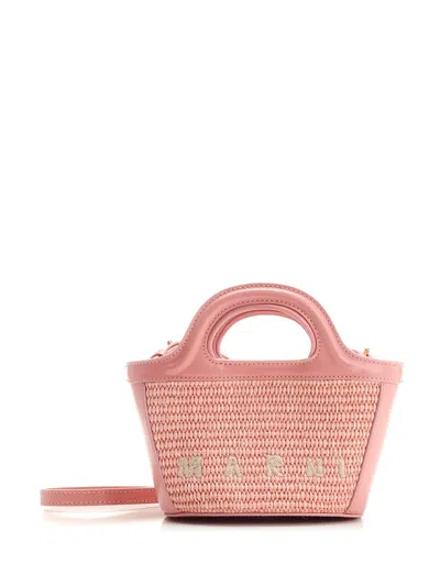 Marni Tropicalia Small Hand Bag In Pink