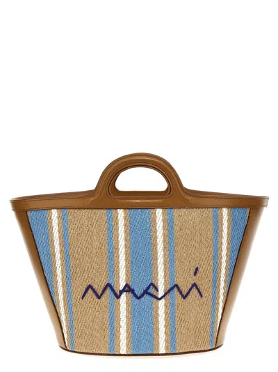 Marni 'tropicalia' Small Handbag In Brown