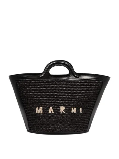 Marni "tropicalia Small" Handbag In Black