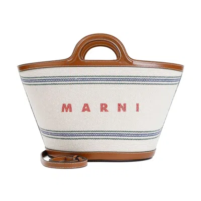 Marni Tropicalia Small Handbag For Women In White