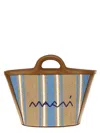 Marni Micro Tropicalia Tote Bag In Multicolor