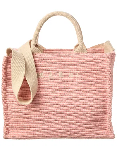 Marni Small Tropicalia Top Handle Bag In Pink