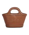 Marni Small Tropicalia Top Handle Bag In Brown