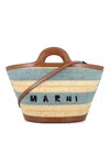 Marni Logo Embroidered Tote Bag In Multi