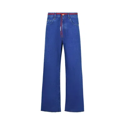 Pre-owned Marni Trouser 'ocean'