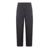 Marni Relaxed Fit Trousers Elastic Waistband In Blue