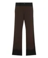 Marni Straight-leg Wool Pants In Black