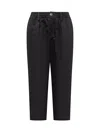 Marni Water-repellent Taffeta Trousers In Black
