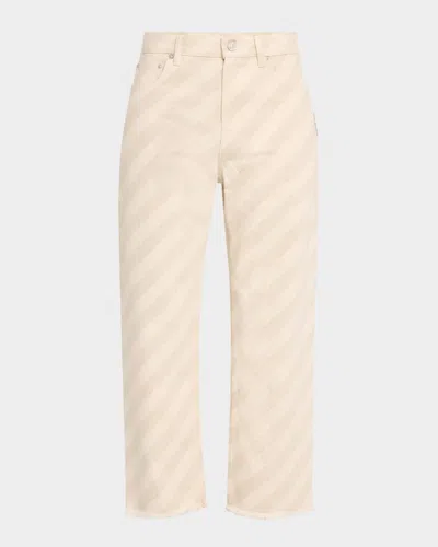 Marni Trousers In Stw08 Bone
