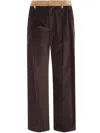 Marni Velvet Trousers With Pockets And Loops In Brown