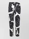 Marni Trousers Featuring Floral Pattern And Pockets In Multi