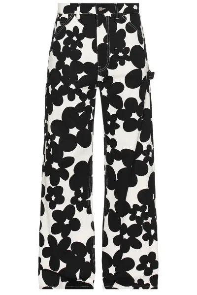MARNI TROUSERS FLORAL PRINT