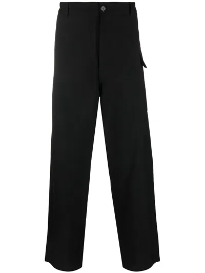 Marni Trousers In Virgin Wool In Black