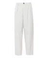 Marni Wool Tapered Trousers In White