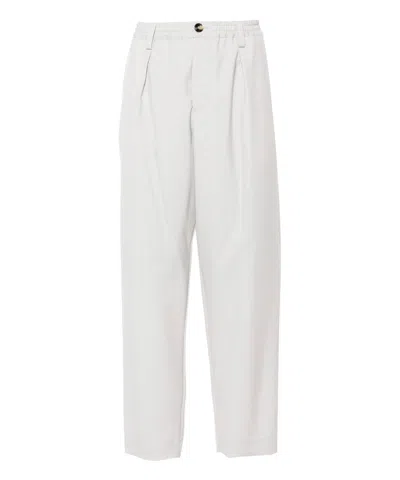 Marni Wool Tapered Trousers In Multicolor