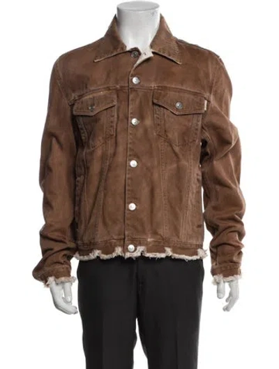 Pre-owned Marni Trucker Jacket In Brown