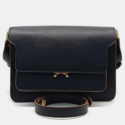 Pre-owned Marni Trunk Bag In Black