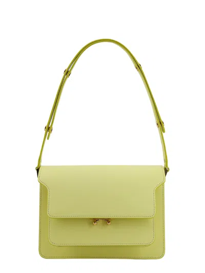 Marni Trunk Bag Shoulder Bag In Yellow