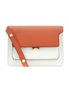 Marni Multicolor Leather Trunk Crossbody Bag In White