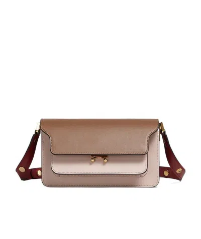MARNI MARNI COLOR BLOCKED STRAPPED SHOULDER BAG