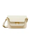 Marni Kids Trunk Foldover Top Shoulder Bag In Nude