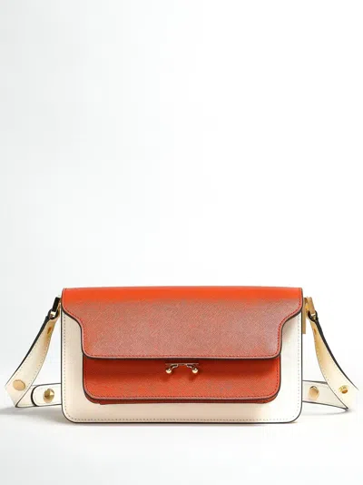 Marni Schultertasche In Colour-block-optik In Neutrals