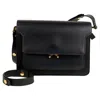 Marni Trunk Medium Shoulder And Crossbody Bag In Black