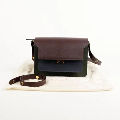 Marni Trunk Medium Shoulder And Crossbody Bag In Multi